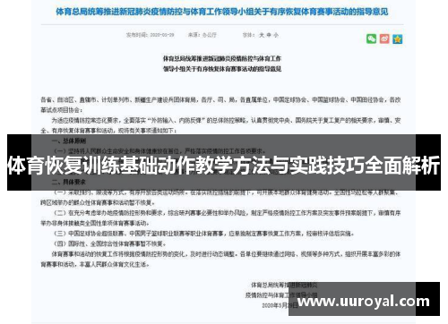 体育恢复训练基础动作教学方法与实践技巧全面解析